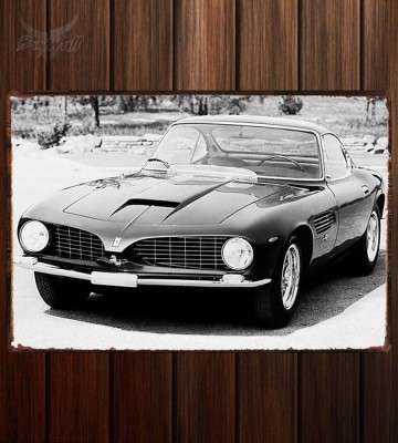 Металлическая табличка Ferrari 250 GT SWB Bertone